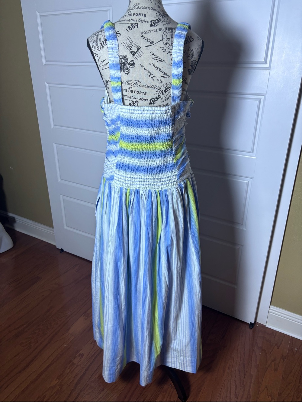 By Anthropologie Square-Neck Drop-Waist Maxi Dress - Picture 5 of 8